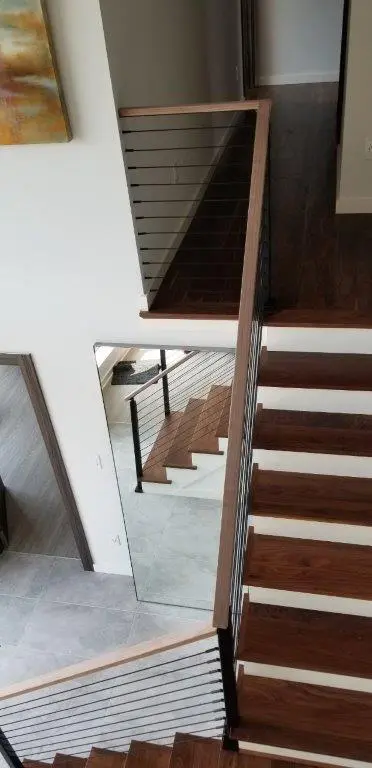 modern cable railings